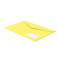 A4 Plastic Document Folder Yellow PNG & PSD Images