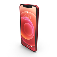 Apple iPhone 12 Product RED PNG & PSD Images