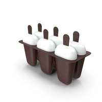 Ice Cream Popsicle Freezer Mold PNG & PSD Images