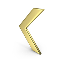 ARROW LEFT ICON GOLD PNG & PSD Images