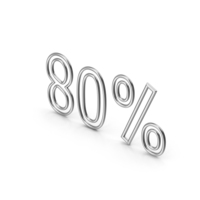 Percentage 80 PNG & PSD Images