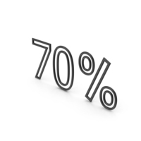 70 Percentage Black PNG & PSD Images