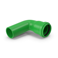 Plastic Pipe 90 Degree Green PNG & PSD Images