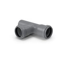 Grey PVC Tee Pipe PNG & PSD Images