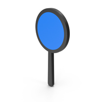 Blue & Black Magnifier Symbol PNG & PSD Images