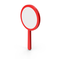 Red Magnifier Symbol PNG & PSD Images