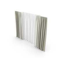 Beige Curtains In Two Colors PNG & PSD Images