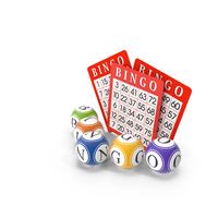 Bingo Balls And Cards PNG & PSD Images