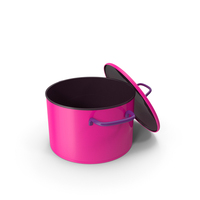 Open Pink Cooking Pot PNG & PSD Images