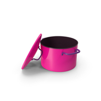 Open Pink Cooking Pot PNG & PSD Images