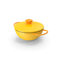 Cooking Pot Yellow PNG & PSD Images