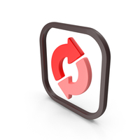 Red Recycle Symbol PNG & PSD Images