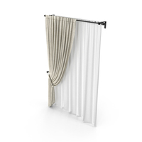 Beige Curtains In The Wings PNG & PSD Images