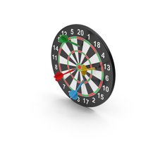 Dartboard With Darts PNG & PSD Images