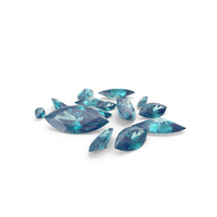 Marquise Cut Aquamarines PNG & PSD Images