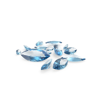Marquise Cut Blue Topazs PNG & PSD Images
