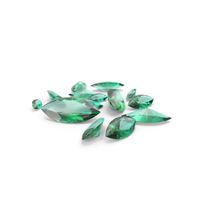 Marquise Cut Emeralds PNG & PSD Images