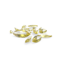 Marquise Cut Yellow Sapphires PNG & PSD Images
