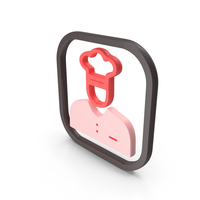 Red Chef Symbol PNG & PSD Images