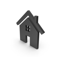 Black Home Symbol PNG & PSD Images
