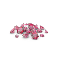 Fire Rose Hexagon Cut Pink Topazes PNG & PSD Images