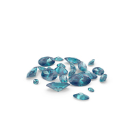 Oval Cut Aquamarines PNG & PSD Images