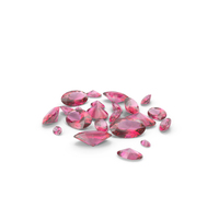 Oval Cut Pink Topazes PNG & PSD Images