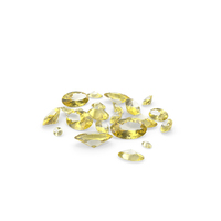 Oval Cut Yellow Sapphires PNG & PSD Images