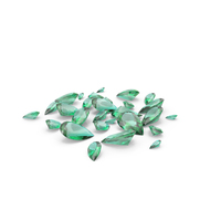 Pear Cut Emeralds PNG & PSD Images