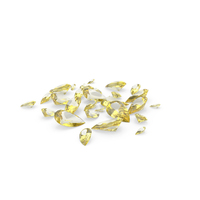 Pear Cut Yellow Sapphires PNG & PSD Images
