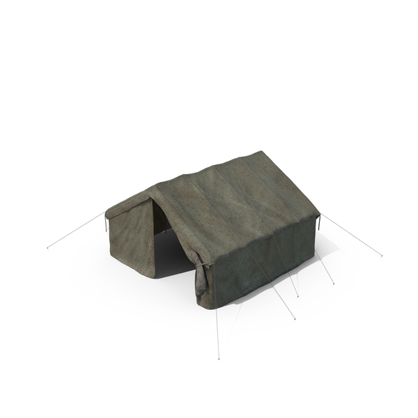 Army Tent Green Used PNG & PSD Images
