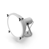 White Round Lamp PNG & PSD Images
