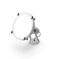 White Round Lamp PNG & PSD Images