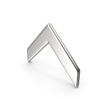 Silver Up Arrow PNG & PSD Images