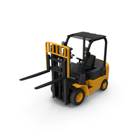 Clean Raised Forklift PNG & PSD Images