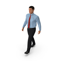 Young Male Office Worker Walking PNG & PSD Images