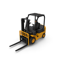 Lowered Forklift Truck PNG & PSD Images