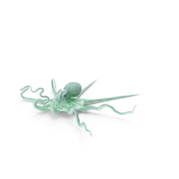 Large Blue Octopus PNG & PSD Images