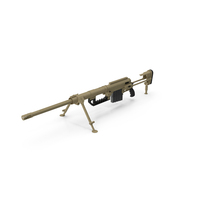 Long Range Rifle CheyTac M200 Desert PNG & PSD Images
