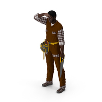 Afro American Carpenter PNG & PSD Images
