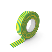 Insulating Electrical Tape Green PNG & PSD Images