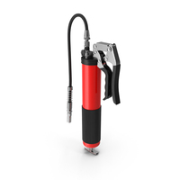 Pistol Grip Air Grease Gun Red PNG & PSD Images