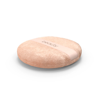 Round Powder Puff With Fur Strap PNG & PSD Images