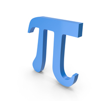 Blue Pi Symbol PNG & PSD Images