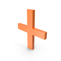 Orange Plus Symbol PNG & PSD Images