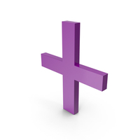 Purple Plus Symbol PNG & PSD Images