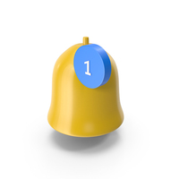 Bell With Notification Symbol PNG & PSD Images