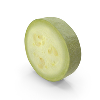Summer Squash Gray Zucchini Section PNG & PSD Images