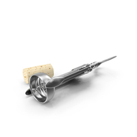 Wing Corkscrew with Cork PNG & PSD Images