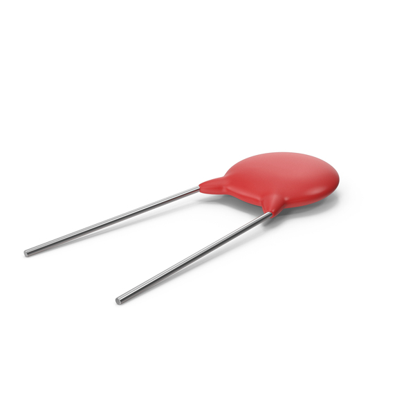 Red Ceramic Capacitor PNG & PSD Images